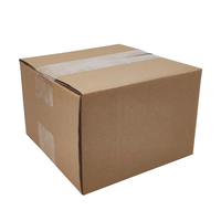Cartons Ondulés Simple Paroi 15x15x10cm avec Impression Personnalisée, Boîte d'Emballage Carrée Économique avec Logo sur Mesure