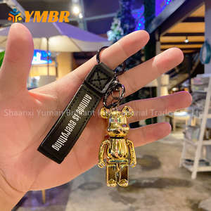 الأكثر مبيعًا سلاسل مفاتيح دب 3D كرتونية لطيفة لحقيبة الظهر سلسلة مفاتيح دب عنيف - Product Image 5