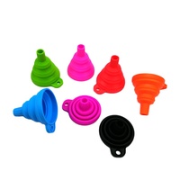 Phễu Silicone Có Thể Gập Lại Phễu Silicone Có Thể Gập Lại Phễu Gấp Hình Nón Phụ Bếp Linh Hoạt Phễu Silicone