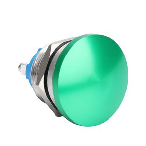 22mm nấm đầu đẩy nút chuyển đổi tạm thời IP65 không thấm nước vít thiết bị đầu cuối 12V 24V 36V 110V 250V 5A SPST nhựa 110V 250V - Product Image 2