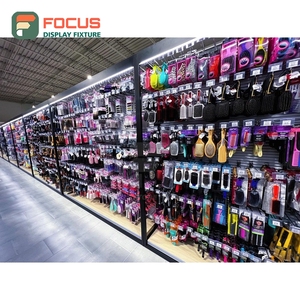 ชั้นวางโชว์ต่อผมแบบติดผนังหลายชั้นสำหรับร้านค้า - Product Image 2