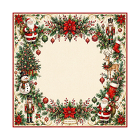 Nouveau Tapis de Mahjong Américain Style Niche 2026 – Nappe de Luxe Personnalisée Imperméable pour Jeu, Housse de Table Carrée 33 Pouces en Néoprène