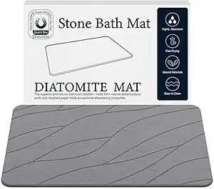 FIGOO - Direct Usine [<span class=keywords><strong>Tapis</strong></span> de Bain en Diatomite - Effet Marbre] <span class=keywords><strong>Tapis</strong></span> de Sol Luxe Aspect Pierre Séchage Rapide - Product Image 5