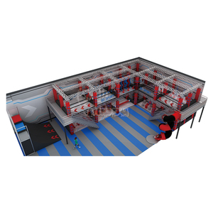 Hai cấp độ trong nhà phòng tập thể dục Parkour NINJA CHIẾN BINH khóa học chất lượng cao Ninja trở ngại khóa học với leo tường bị biến dạng cho trẻ em người lớn - Product Image 2