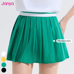 Janya महिला जिम फिटनेस ने गोल्फ टॉप 2 पीस सूट को ब्लॉक करने वाली शॉर्ट स्लीव कॉलर को ब्लॉक करने से रोका - Product Image 5