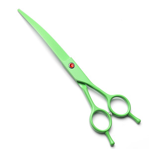 Pet Grooming Scissors Set 4Pcs Curved Shears For Dog Hair Trimming Professional Grooming Tools Stainless Steel - Product Image 4