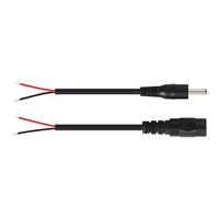 Câble d'alimentation CC 55mm 5521 5525 35135 connecteur mâle femelle à extrémités nues assemblage de queue de cochon