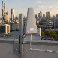 Antena Direccional Log-Periódica para Exteriores de 18dBi y Alta Ganancia, 2.4GHz, Amplificador de Señal Celular con Kit de Montaje y Conector Tipo N