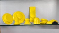 PEX 90x27mm forme de souris Auto Flexible menuiserie automobile disque de meulage PU bloc de ponçage crochet et boucle disque ponçage à la main