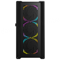 Nueva llegada: Caja de PC para juegos MicroATX de media torre metálica con panel lateral de vidrio templado, USB 3.0, compatible con tarjetas gráficas de 330 mm, en negro y blanco.