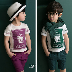 Conjunto de Ropa para Niños 2017, Pantalones y Camiseta con Diseño Elegante de Huzhou - Product Image 2