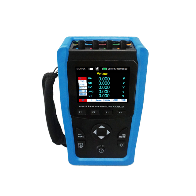 Multifunctional Power Quality Analyzer ME440 32GB Data Logger 600V Energy Meter
