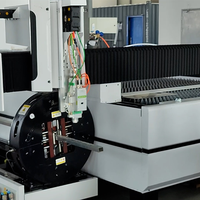 Machine de découpe laser fibre CNC intégrée 3000W Raycus Max pour tubes, tuyaux et plaques, 1500W pour acier et aluminium, automatique Hoysook - Prix