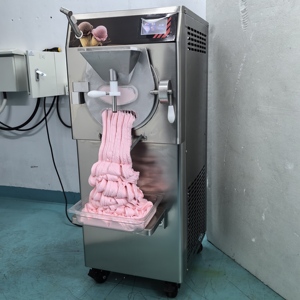 Machine à crème glacée professionnelle en acier inoxydable de haute qualité avec panneau intelligent pour la fabrication de glaces dures et de desserts crémeux - Product Image 2