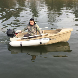 جديد وصول <span class=keywords><strong>2</strong></span> كتلة صغيرة زورق PE البلاستيك الصيد مجداف قارب - Product Image 6