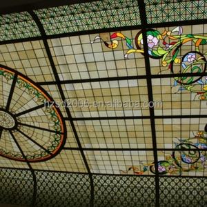 Vidrio Tiffany Curvo y Plano Personalizado para Iluminación y Decoración de Techos en Centros Comerciales, Salones y Hogares, desde China - Product Image 4