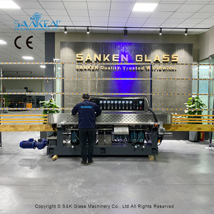 เครื่องขัดขอบกระจกอัตโนมัติ SKE-9 แบบ 9 แกนหมุน สำหรับกระจกแบนและกระจกขัดเงาสำหรับกระจกเงาและกระจกเฟอร์นิเจอร์ - Product Image 5