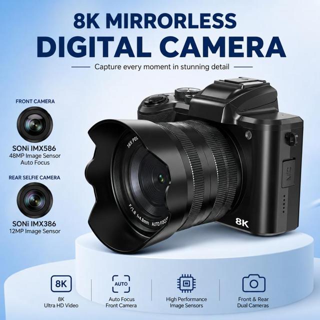 DLC DC226 Dupe Multi Filter Scenery Shooting Digital Camera  Dual Soni Sensor HD HDMI Output Portable Travel Pocket Video Camera