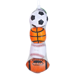 Juego de Pelotas de Juguete de Algodón PU Coloridas, Pelotas Deportivas Educativas para Niños, para Interiores y Exteriores - Product Image 3