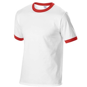 T-shirt a blocchi di colore personalizzabile, T-shirt estiva in cotone a maniche corte, Abbigliamento aziendale per team pubblicitari, Logo stampato fai da te - Product Image 2