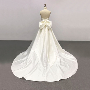 TEENYEE New Arrivals <strong>Wedding</strong> <strong>Apparel</strong> &amp; <strong>Accessories</strong> Clean and Minimal Ballgown Princess Satin <strong>Wedding</strong> Dresses Elegant - Product Image 1
