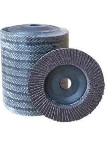 Factory Wholesale 4.5 Inch Zirconia Aluminum Oxide Abrasive Tools Mesh Cover Flexible Flap Disc Grinding Wheel