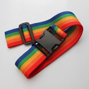 Ceinture à bagages de voyage promotionnelle de haute qualité avec boucle et sangle de dégagement sécurisé en polyester coloré pour valise - Product Image 4