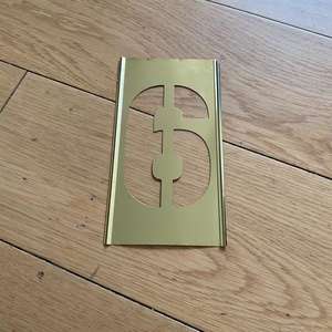 ลายฉลุโลหะสีสเปรย์ติดผนังตามสั่งคำ - Product Image 4