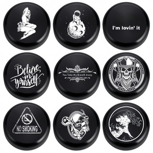 Vente en gros de pots hermétiques portables en acier inoxydable et aluminium, anti-odeur, avec logo personnalisé, pour herbes et tabac, usinage par brochage filaire EDM - Product Image 2