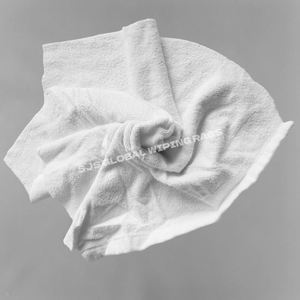 Chiffons en éponge blanche de qualité supérieure, récupérés, pour ateliers industriels, en coton blanc, pour le nettoyage - Product Image 1