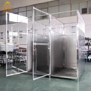 Eur กรงสุนัขสัตว์เลี้ยงแบบแยกส่วนทำจากสแตนเลสกรงสุนัขขนาดใหญ่แบบแยกส่วนขายได้อย่างคุ้มค่า - Product Image 4