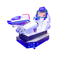Centre d'amusement commercial simulateur de course Machine de jeu à jetons enfants mouvement conduite métal et bois 220v