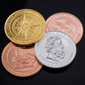 Monedas/Fichas de Imitación Antigua Personalizadas Baratas en Gris y Marrón - Product Image 3