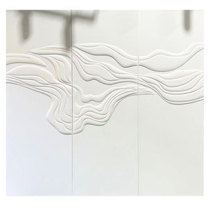 Современный тисненый кожаный фон Настенный декор Классический вышитый дизайн водонепроницаемый огнестойкий влагостойкий - Product Image 1