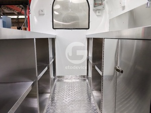 ETODEVICE 2.2M Round Food Trailer Mobile Coffee Shop and <b>Small</b> Restaurant - Product Image 6