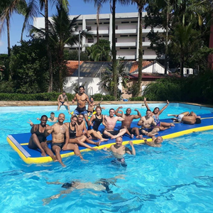 Funworldsport Colchones Inflables para <span class=keywords><strong>Niños</strong></span> para <span class=keywords><strong>Saltar</strong></span> Equipo de Gimnasia Inflable Airtrack Tumbling Mat - Product Image 5