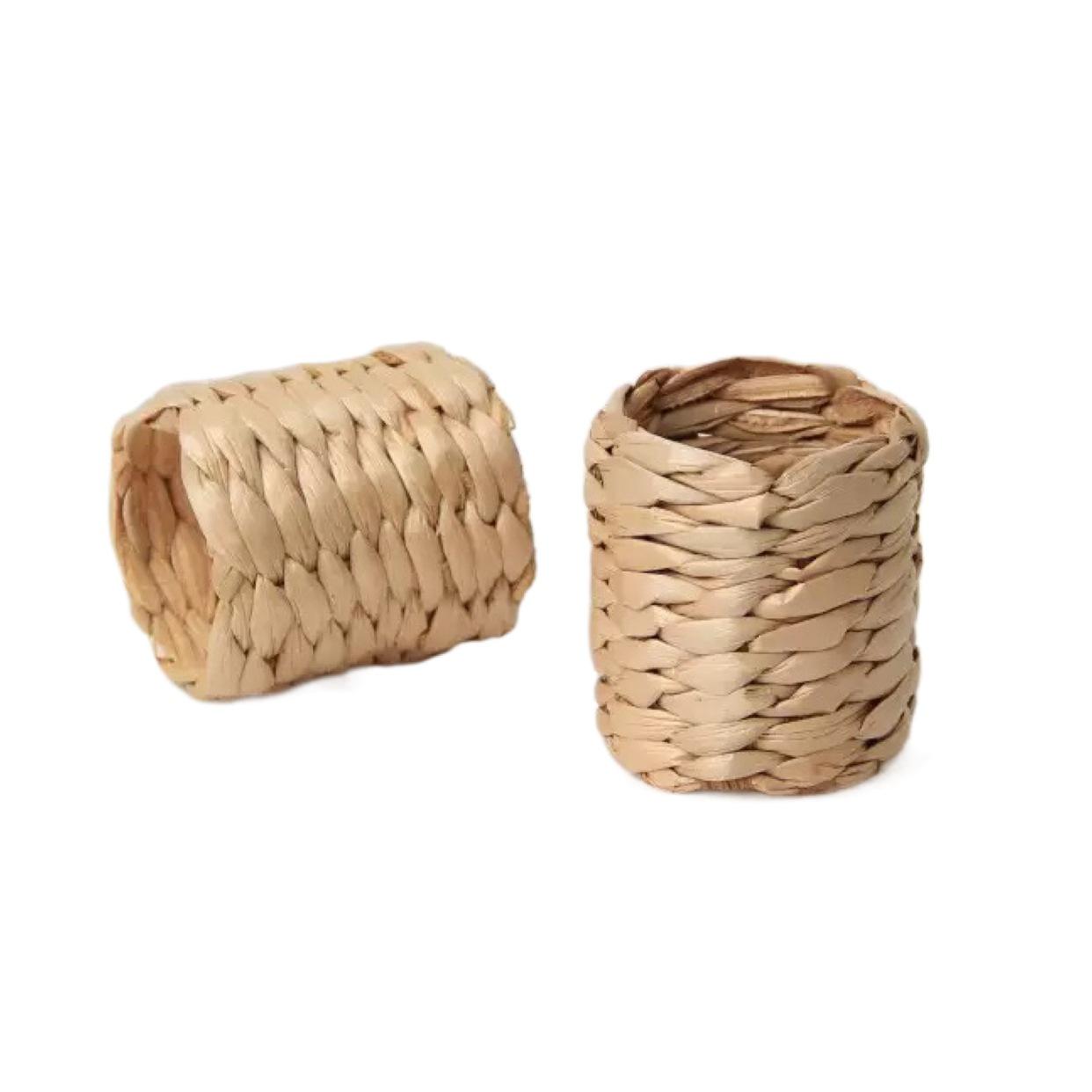 ห่วงใส่ผ้าเช็ดปากทำจากหวาย (5*4 ซม.)