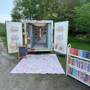 Thực phẩm xe tải cuốn sách cửa hàng sách bán hàng tự động Trailer cửa hàng sách di động cửa hàng Trailer thư viện trên bánh xe - Product Image 2