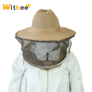 Sombrero de apicultura de algodón profesional con velo nuevo y utilizado como equipo protector de cría de animales para uso doméstico y agrícola - Product Image 3