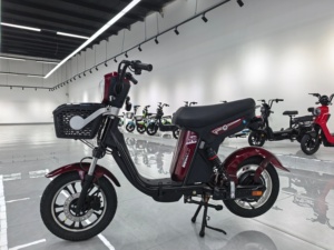 Bicicleta Eléctrica al por Mayor de 60V 1000W, Estilo Vintage de 16 Pulgadas, 3 Velocidades, Gran Autonomía para Adultos y Mujeres, Urbana de Dos Ruedas, Sin Escobillas - Product Image 1