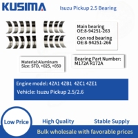 Enough Stock 4ZA1 4ZB1 4ZC1 4ZE1 Engine Crankshaft Main Bearing Big End Bearing Connecting Rod Bearing for ISUZU Pickup 2.5 2.6