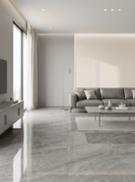 Carreaux de sol/mur en marbre poli de luxe, aspect marbre, antidérapants, 750x1500mm, 10mm d'épaisseur, durables, décoration intérieure