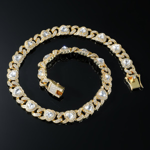 Collar de Amor Exagerado, Collar de Cadena Cubana, Pulsera con Hebilla de 8 Caracteres, Joyería de Moda Tanjing, Collar Lijing - Product Image 4