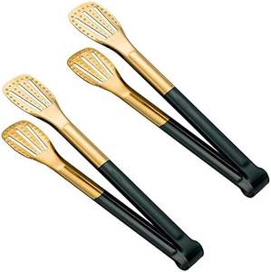 Pince de cuisine élégante en acier inoxydable 304 de haute qualité pour restaurant, steak, pain, viande, service alimentaire, cuisson et barbecue - Product Image 1