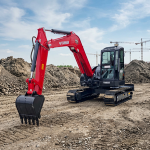Mini-excavatrice Yanmar 80 d'occasion durable, 8 tonnes, sur chenilles, modèle 2023, godet de 0,28 m, puissance de 46,7 kW avec moteur, pompe, roulements, fabriquée au Japon - Product Image 1