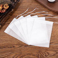 Sachets de thé jetables 100 pièces, en matériaux halogènes, pour emballage d'épices et de médicaments