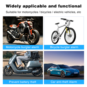 Alarme vibrante sans fil pour vélo Télécommande Bicyclette Moto Scooter Anti-Perte 2in1 Protection Alarmes antivol avec télécommande - Product Image 4