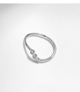 925 <b>silver</b> minimalist multi-bar Open <b>ring</b> contemporary style Stackable <b>statement</b> jewelry 925 <b>silver</b> fashion jewelry - Product Image 5