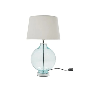 Lampe de table en tube de fer couleur or avec abat-jour en forme de tambour pour l'éclairage intérieur, articles ménagers - Product Image 3
