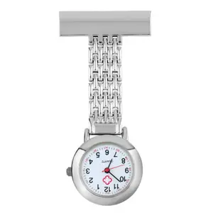 Медсестра карманные часы нержавеющая сталь арабские цифры Кварцевые Брошь доктор медсестра карманные брелок часы